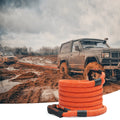 1" X 20' Kinetic Recovery Tow Rope 38,000 Lbs, Heavy-Duty Off Road Snatch Strap, Extreme Duty 30% Elasticity Energy Snatch Strap For Jeep Car Truck ATV UTV SUV Tractor