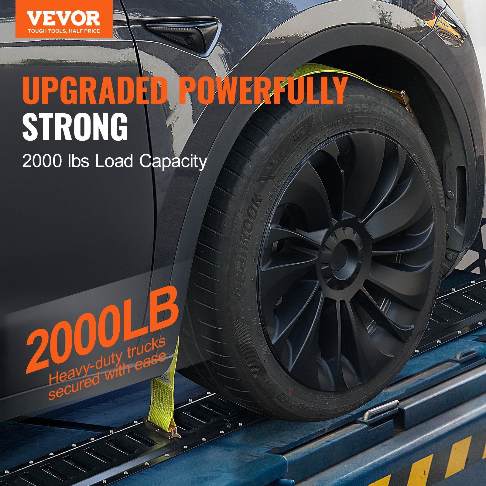 E Track Tie-Down Rail Kit, 18PCS 5' E-Tracks Set Includes 4 Steel Rails & 8 O-Ring Anchors & 4 Tie-Offs With D-Ring & 2 Ratchet Straps, Securing Accessories For Cargo Motorcycles Bikes, 2000 Lbs
